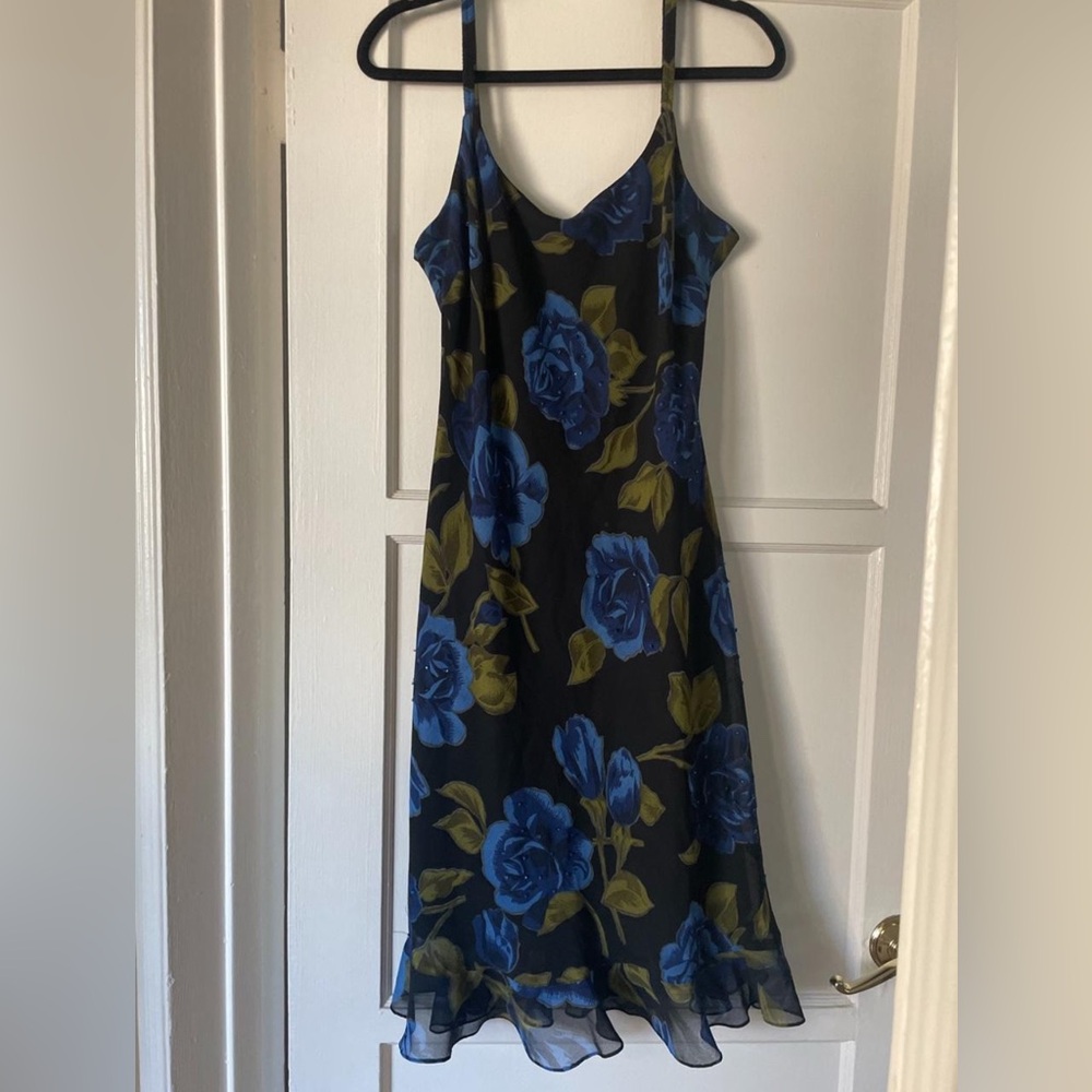 Vintage Y2K Eva Blue midi dress